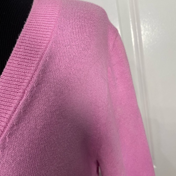 J. Crew Women's V-Neck Sweater in Pink Size Small CB-100 - Picture 3 of 8